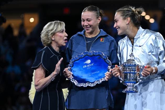 US Open - Aryna Sabalenka Wins Women Final Aryna Sabalenka (RUS) wins the women final at the 2025 US Open at Billie Jean National Tennis Center in New York City, NY, USA, on September 6, 2025. Photo by Corinne Dubreuil ABACAPRESS.COM New York City United States  Copyright: xDubreuilxCorinne ABACAx