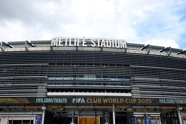 East Rutherford, Metlife Stadium, 09.07.25, USA, Herren, FIFA Club World Cup 2025, Halbfinale: Paris Saint Germain - Real Madrid CF Bild: Stadionansicht FIFA regulations prohibit any use of photographs as image sequences and or quasi-video. New Jersey United States *** East Rutherford, Metlife Stadium, 09 07 25, USA, Men, FIFA Club World Cup 2025, semi-final Paris Saint Germain Real Madrid CF picture stadium view FIFA regulations prohibit any use of photographs as image sequences and or quasi video New Jersey United States