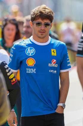 Drivers Parade, Charles Leclerc Scuderia Ferrari HP 16 , Race, Italian Grand Prix, Motorsport, Men, Formula 1, 07 09 2025 Monza Lombardy Italy Copyright: xkolbert-press ChristianxKolbertx