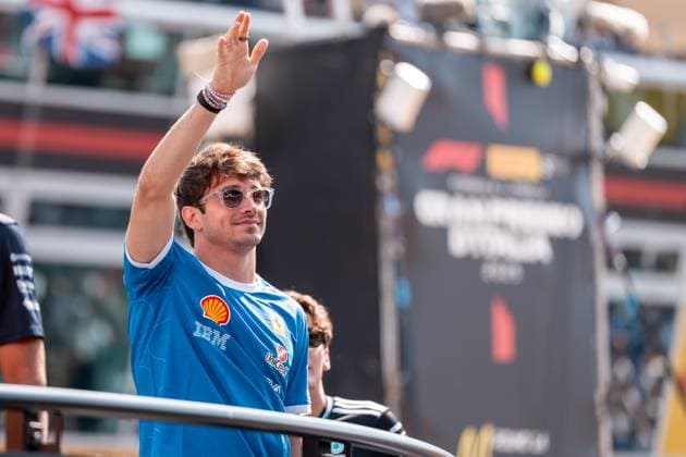 Charles Leclerc Scuderia Ferrari HP F1 Team, Monaco, 16 , ITA, Formula 1 World Championship, Italian Grand Prix, Autodromo Nazionale Monza, Race Day, Drivers Parade, 2025 season, 07 09 2025 ITA, Formula 1 World Championship, Italian Grand Prix, Autodromo Nazionale Monza, Race Day, Drivers Parade, 2025 season, 07 09 2025 Monza Copyright: xEibner-Pressefoto MarcelxFischerx EP_MFI