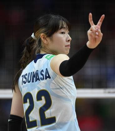(250907) -- BANGKOK, Sept. 7, 2025 -- Nakagawa Tsukasa of Japan gestures during the final 3-4 match between Japan and Brazil at the Volleyball Women s World Championship, WM, Weltmeisterschaft in Bangkok, Thailand, Sept. 7, 2025. ) (SP)THAILAND-BANGKOK-VOLLEYBALL-WOMEN S WORLD CHAMPIONSHIP-FINAL 3-4-JAPAN VS BRAZIL HouxZhaokang 