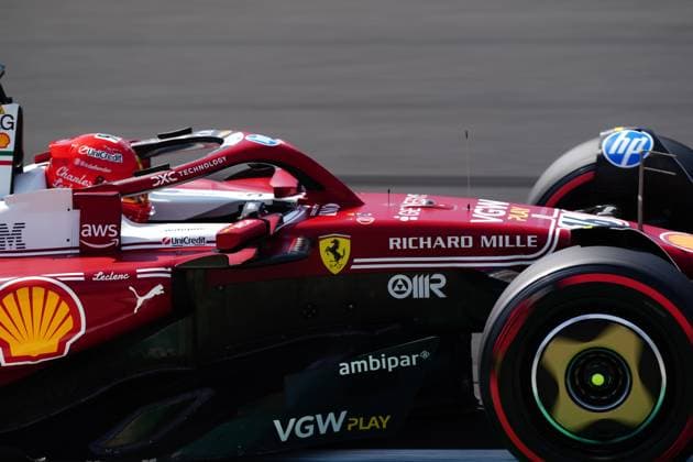 F1 Grand Prix of Italy - Race MONZA, ITALY - SEPTEMBER 07: Charles Leclerc of Monaco driving the (16) Scuderia Ferrari HP SF-25 on track during F1 Grand Prix of Italy at Autodromo Nazionale Monza on September 07, 2025 in Monza, Italy. Pier Marco Tacca Anadolu Monza Italy. Editorial use only. Please get in touch for any other usage.  Copyright: x2025xAnadoluxPierxMarcoxTaccax