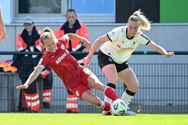Football, Women, 2nd BL, Borussia Mönchengladbach - VfB Stuttgart