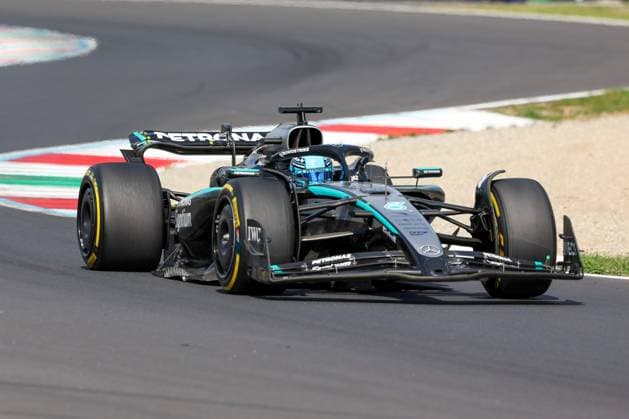 George Russell Mercedes AMG Petronas 63 , Race, Italian Grand Prix, Motorsport, Men, Formula 1, 07 09 2025 Monza Lombardy Italy Copyright: xkolbert-press ChristianxKolbertx