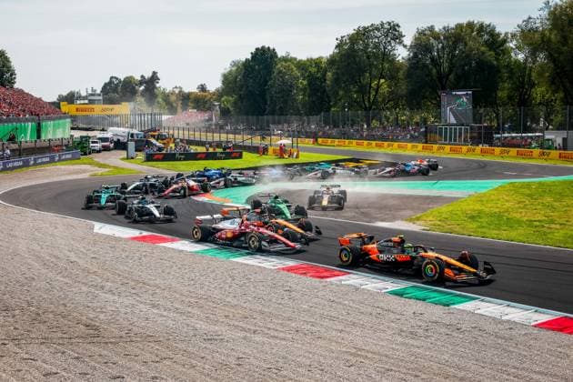 Formula 1 Pirelli Gran Premio d’Italia 2025 Dan Schiumarini OVERTAKE MAXPPP - 07 09 2025 Race start at the Formula 1 Pirelli Gran Premio d’Italia 2025, the 16th round of the 2025 FIA Formula 1 World Championship, WM, Weltmeisterschaft at Autodromo Nazionale Monza in Monza, Italy, from 04 to 07 September 2025  Copyright: xOVERTAKE MAXPPPxDanxSchiumarinix OVT202509074802 OVT202509074802