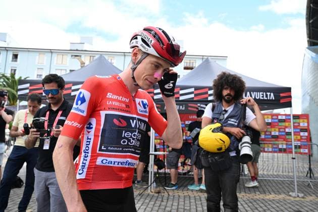 07-09-2025 Vuelta A Espana; Tappa 15 Vegadeo - Monforte De Lemos; 2025, Visma - Lease A Bike; Vingegaard, Jonas; Vegadeo; 