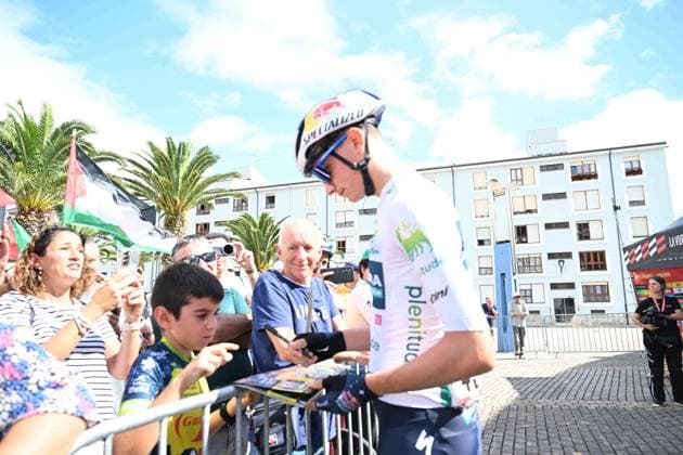 07-09-2025 Vuelta A Espana; Tappa 15 Vegadeo - Monforte De Lemos; 2025, Red Bull - Bora Hansgrohe; Pellizzari, Giulio; Vegadeo; 