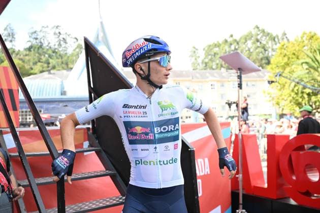 07-09-2025 Vuelta A Espana; Tappa 15 Vegadeo - Monforte De Lemos; 2025, Red Bull - Bora Hansgrohe; Pellizzari, Giulio; Vegadeo; 