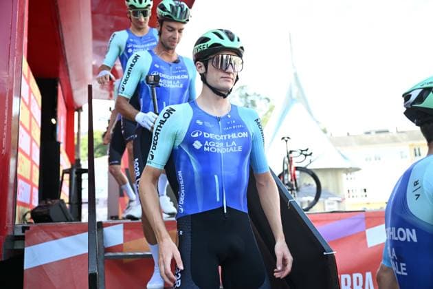 07-09-2025 Vuelta A Espana; Tappa 15 Vegadeo - Monforte De Lemos; 2025, Decathlon - Ag2r La Mondiale; Gall, Felix; Vegadeo; 