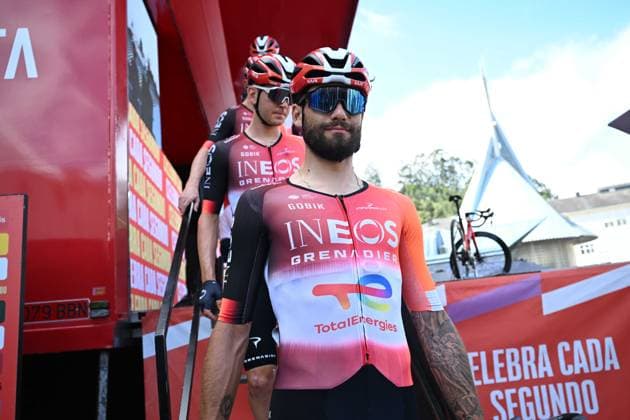 07-09-2025 Vuelta A Espana; Tappa 15 Vegadeo - Monforte De Lemos; 2025, Ineos Grenadiers; Ganna, Filippo; Vegadeo; 
