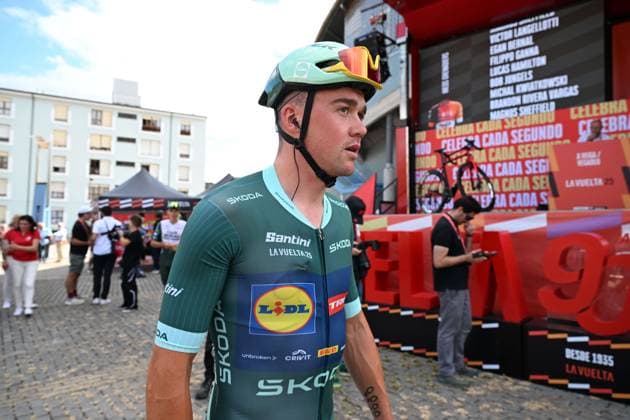 07-09-2025 Vuelta A Espana; Tappa 15 Vegadeo - Monforte De Lemos; 2025, Lidl - Trek; Pedersen, Mads; Vegadeo; 