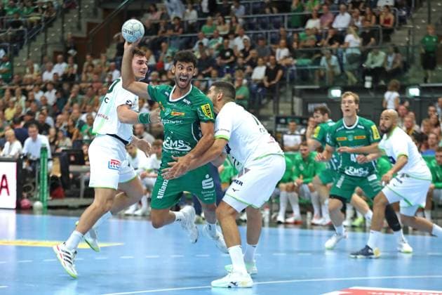 DAIKIN HBL SC DHfK Leipzig vs HSG Wetzlar, 07 09 25 Ahmed Khairi 17, SC DHfK Leipzig fights its way through handball, DAIKIN HBL, 1 Bundesliga, Season 2025 2026, Matchday 3 SC DHfK Leipzig vs HSG Wetzlar on 07 09 25 at the Quarterback Immobilien Arena Leipzig Copyright: xBEAUTIFULxSPORTS JanxKaeferx