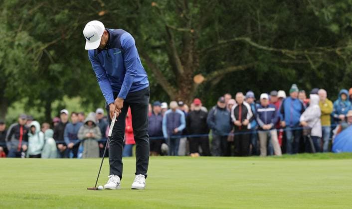 2025 Amgen Irish Open, The K Club, Kildare 7 9 2025 Adrien Saddier on the 4th Adrien Saddier on the 4th 7 9 2025  Copyright: x INPHO BryanxKeanex BK1_3594