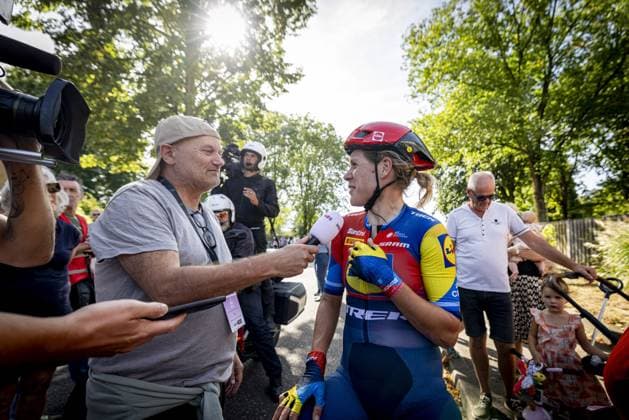 LICHTENVOORDE - Cyclist Ellen van Dijk after the final stage of the Simac Ladies Tour. The Lidl-Trek rider will retire from professional cycling after this season. ANP WOUTER DE WILDE xVIxANPxSportx xxANPxIVx 535281653 originalFilename: 535281653.jpg