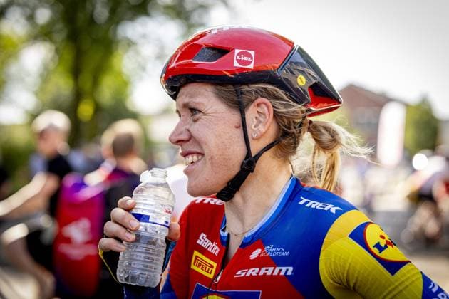 LICHTENVOORDE - Cyclist Ellen van Dijk after the final stage of the Simac Ladies Tour. The Lidl-Trek rider will retire from professional cycling after this season. ANP WOUTER DE WILDE xVIxANPxSportx xxANPxIVx 535282553 originalFilename: 535282553.jpg
