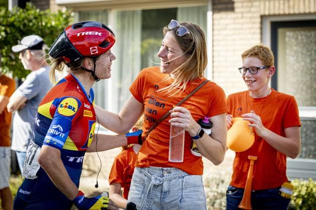 LICHTENVOORDE - Cyclist Ellen van Dijk after the final stage of the Simac Ladies Tour. The Lidl-Trek rider will retire from professional cycling after this season. ANP WOUTER DE WILDE xVIxANPxSportx xxANPxIVx 535282581 originalFilename: 535282581.jpg