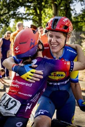 LICHTENVOORDE - Cyclist Ellen van Dijk after the final stage of the Simac Ladies Tour. The Lidl-Trek rider will retire from professional cycling after this season. ANP WOUTER DE WILDE xVIxANPxSportx xxANPxIVx 535282603 originalFilename: 535282603.jpg