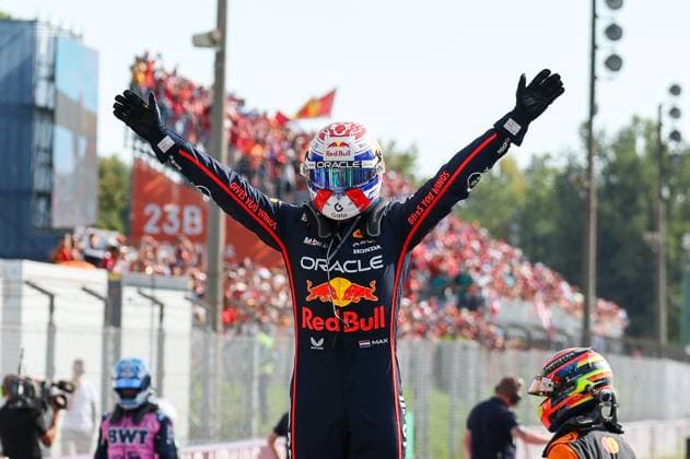 Winner, Winner, Max Verstappen Oracle Red Bull Racing 1 , Race, Italian Grand Prix, Motorsport, Men, Formula 1, 07 09 2025 Monza Lombardy Italy Copyright: xkolbert-press ChristianxKolbertx