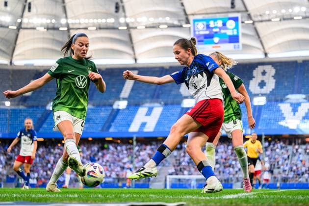 Football, Women, Hamburger SV - VfL Wolfsburg