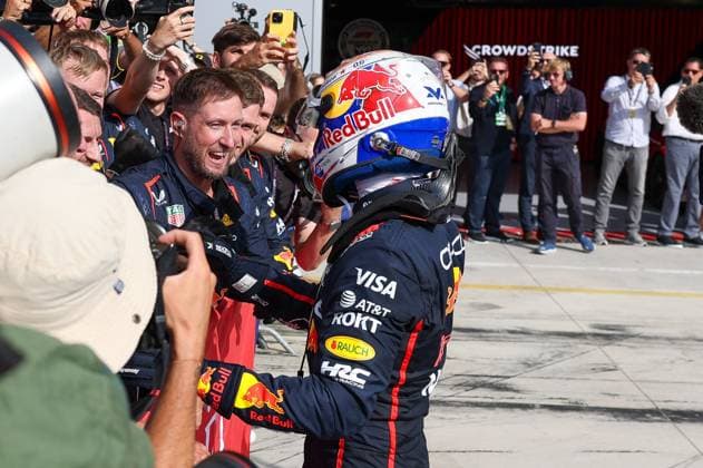 Winner, Winner, Max Verstappen Oracle Red Bull Racing 1 , Race, Italian Grand Prix, Motorsport, Men, Formula 1, 07 09 2025 Monza Lombardy Italy Copyright: xkolbert-press ChristianxKolbertx