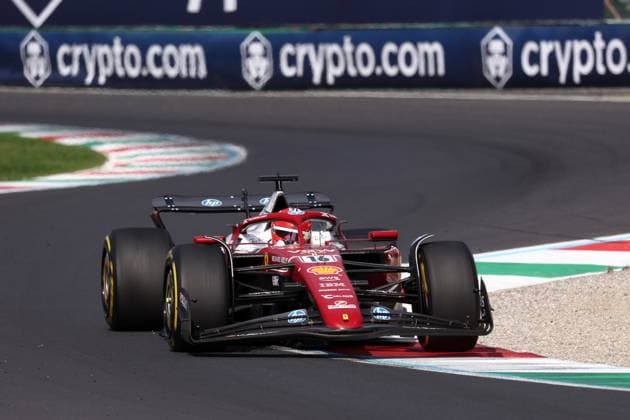 F1 Grand Prix of Italy Charles Leclerc of Scuderia Ferrari on track during the F1 Grand Prix of Italy at Autodromo Nazionale on September 7, 2025 in Monza, Italy. Monza Autodromo Nazionale Italy Copyright: xMarcoxCanonierox