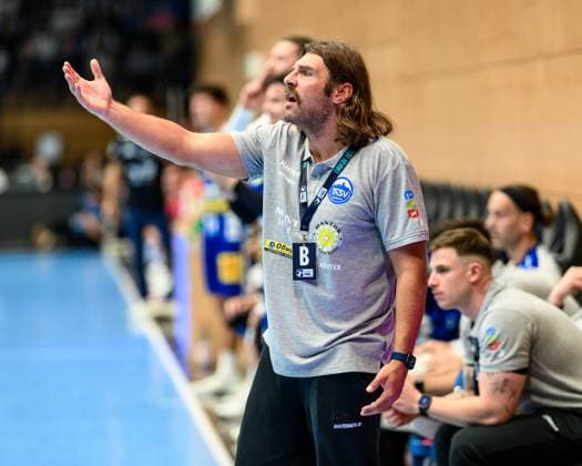 Sebastian, Hinze Coach, ThSV Eisenach GER, Thuringia, ThSV Eisenach vs MT Melsungen, 1 Daikin Handballbundesliga, Handball, Matchday 3, Season 2025 2026, 07 09 2025 GER, Thuringia, ThSV Eisenach vs MT Melsungen, 1 Daikin Handballbundesliga, Handball, Matchday 3, Season 2025 2026, 07 09 2025 Eisenach Copyright: xEibner-Pressefoto MartinxHerbstx EP_MHT