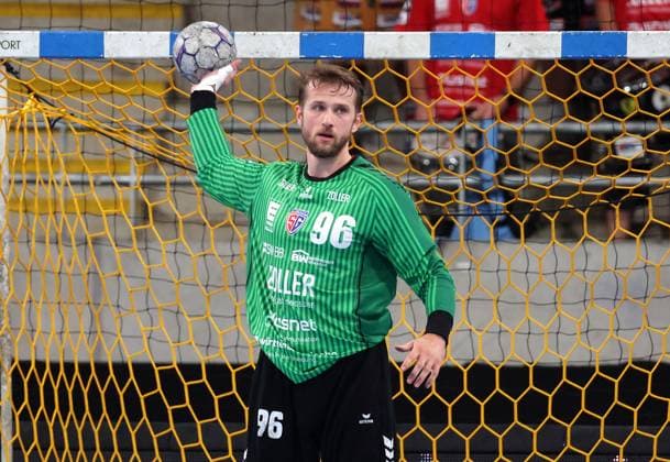 07 09 2025, Germany, Bietigheim, Handball 2 Bundesliga, SG BBM Bietigheim vs VfL Lübeck Schwartau, Jan Hrdlicka BBM