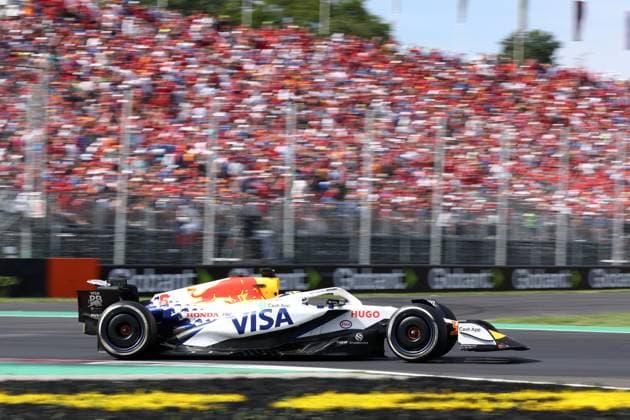 F1 Grand Prix of Italy Isack Hadjar of Racing Bulls Formula One Team on track during the F1 Grand Prix of Italy at Autodromo Nazionale on September 7, 2025 in Monza, Italy. Monza Autodromo Nazionale Italy Copyright: xMarcoxCanonierox