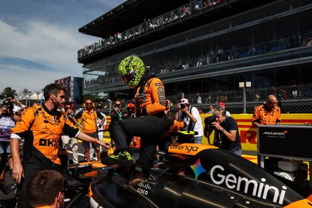 4 Lando Norris GBR, McLaren F1 Team , F1 Grand Prix of Italy at Autodromo Nazionale Monza on September 7, 2025 in Monza, Italy Photo by HOCH ZWEI Monza Italy
