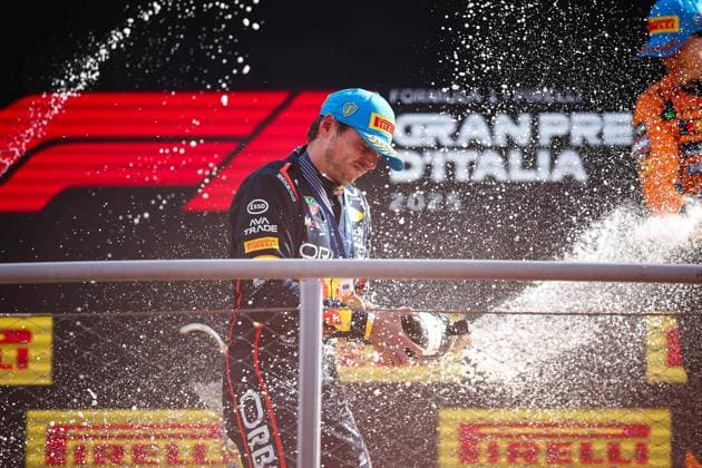 F1 - ITALIAN GRAND PRIX 2025 VERSTAPPEN Max (ned), Red Bull Racing RB21, portrait during the 2025 Formula 1 Pirelli Grand Premio d™Italia, 2025 Italian Grand Prix, 16th round of the 2025 FIA Formula One World Championship, WM, Weltmeisterschaft from September 5 to 7, 2025 on the Autodromo Nazionale Monza, in Monza, Italy - MonzaItaly  Copyright: xEricxAlonsox