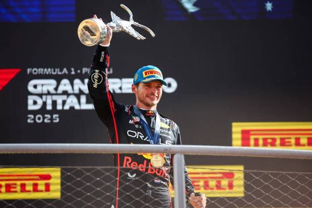 F1 - ITALIAN GRAND PRIX 2025 VERSTAPPEN Max (ned), Red Bull Racing RB21, portrait during the 2025 Formula 1 Pirelli Grand Premio d™Italia, 2025 Italian Grand Prix, 16th round of the 2025 FIA Formula One World Championship, WM, Weltmeisterschaft from September 5 to 7, 2025 on the Autodromo Nazionale Monza, in Monza, Italy - MonzaItaly  Copyright: xEricxAlonsox