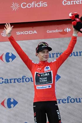 07-09-2025 Vuelta A Espana; Tappa 15 Vegadeo - Monforte De Lemos; 2025, Visma - Lease A Bike; Vingegaard, Jonas; Monforte De Lemos; 