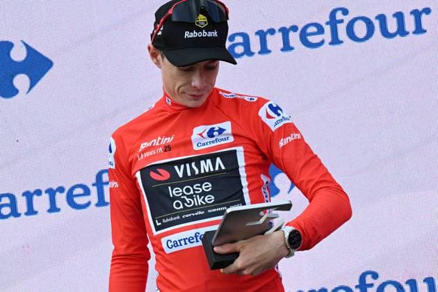 07-09-2025 Vuelta A Espana; Tappa 15 Vegadeo - Monforte De Lemos; 2025, Visma - Lease A Bike; Vingegaard, Jonas; Monforte De Lemos; 