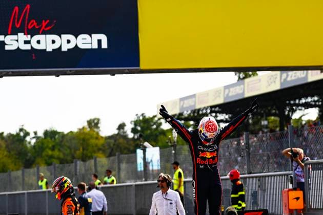 1 Max Verstappen Of The Team Oracle Red Bull Racing, Red Bull Honda RB21,They Face The Race ,During Fia Formula One World Championship Formula 1 Pirelli Gran Premio d Italia 2025, 07 September, In Monza,Italy Photo by Luca Barsali DeFodi Images