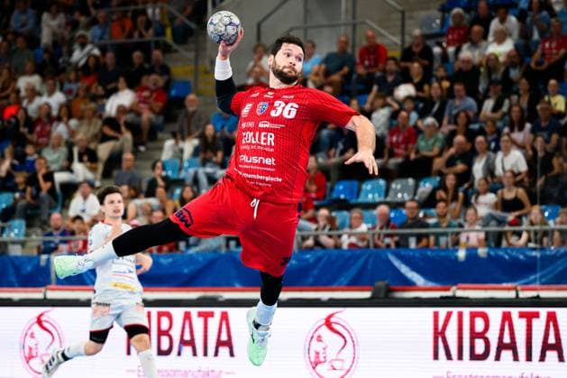 Bietigheim HBL 25 26 SG BBM Bietigheim VfL Luebeck Schwartau Jonathan Fischer Bietigheim Bietigheim Bissingen Egetrans Arena Baden Württemberg Germany