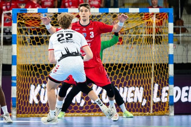 Bietigheim HBL 25 26 SG BBM Bietigheim VfL Luebeck Schwartau Nikola Vlahovic Bietigheim , Magnus Holpert VfL Luebeck Schwartau Bietigheim Bissingen Egetrans Arena Baden Württemberg Germany