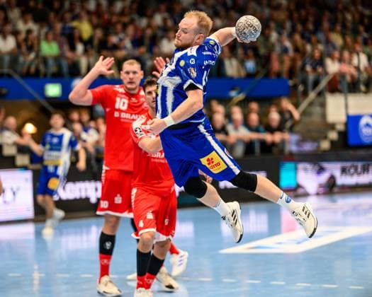 Peter, Walz Kreislaeufer, ThSV Eisenach, 14 GER, Thuringia, ThSV Eisenach v MT Melsungen, 1 Daikin Handballbundesliga, Handball, Matchday 3, Season 2025 2026, 07 09 2025 GER, Thuringia, ThSV Eisenach v MT Melsungen, 1 Daikin Handballbundesliga, Handball, Matchday 3, Season 2025 2026, 07 09 2025 Eisenach Copyright: xEibner-Pressefoto MartinxHerbstx EP_MHT
