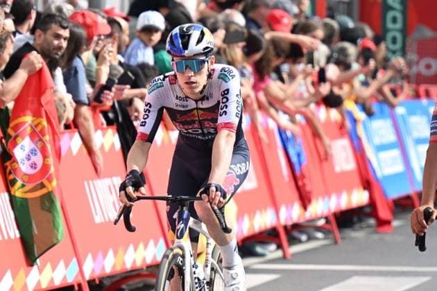 07-09-2025 Vuelta A Espana; Tappa 15 Vegadeo - Monforte De Lemos; 2025, Red Bull - Bora Hansgrohe; Aleotti, Giovanni; Monforte De Lemos; 