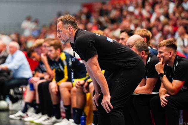 Maik Machulla Rhein Neckar Loewen, Coach GER, Handball Sport Verein Hamburg vs Rhein Neckar Loewen, Handball, 1 Bundesliga, Matchday 3, Season 2025 2026, 07 09 2025 GER, Handball Sport Verein Hamburg vs Rhein Neckar Loewen, Handball, 1 Bundesliga, Matchday 3, Season 2025 2026, 07 09 2025 Hamburg Copyright: xEibner-Pressefoto MarcelxvonxFehrnx EP_MFN