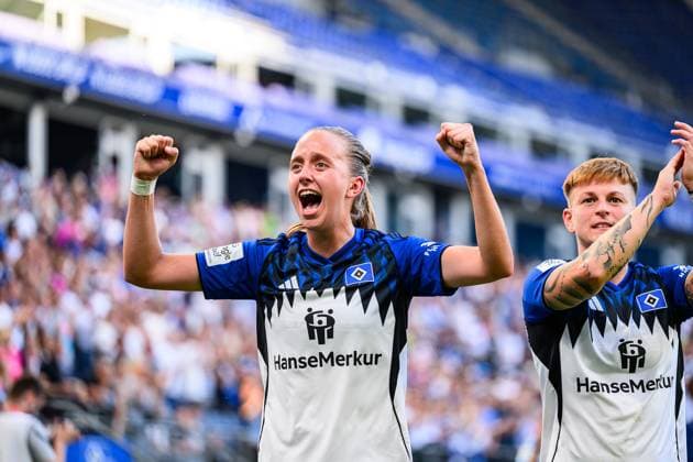Soccer I Women I Season 2025 2026 I Bundesliga I 1 Matchday I Hamburger SV VfL Wolfsburg I 07 09 2025 Victoria Schulz 19, Hamburger SV Hamburg Volksparkstadion Hamburg Germany Copyright: xLobecax xHenningxRohlfsx
