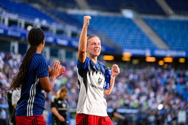 Soccer I Women I Season 2025 2026 I Bundesliga I 1 Matchday I Hamburger SV VfL Wolfsburg I 07 09 2025 Annaleen Böhler 6, Hamburger SV Hamburg Volksparkstadion Hamburg Germany Copyright: xLobecax xHenningxRohlfsx