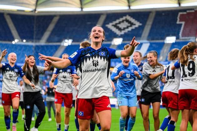 Soccer I Women I Season 2025 2026 I Bundesliga I 1 Matchday I Hamburger SV VfL Wolfsburg I 07 09 2025 Pauline Annette Machtens 28, Hamburger SV Hamburg Volksparkstadion Hamburg Germany Copyright: xLobecax xHenningxRohlfsx