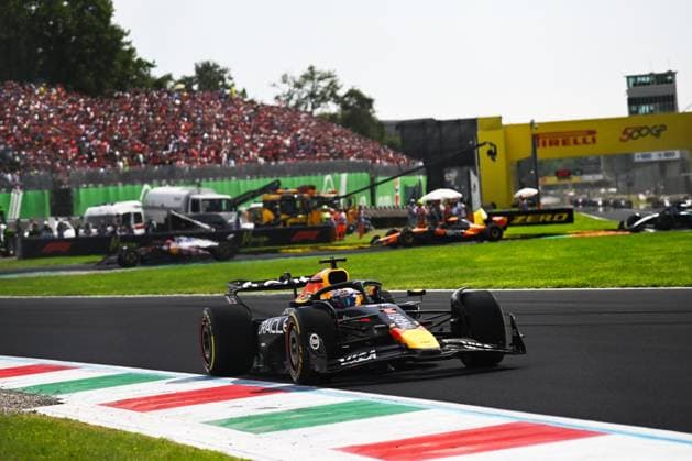September 7, 2025, Piombino, Piombino, Italy: 1 Max Verstappen Of The Team Oracle Red Bull Racing, Red Bull Honda RB21,They Face The Race ,During Fia Formula One World Championship, WM, Weltmeisterschaft Formula 1 Pirelli Gran Premio d Italia 2025, 07 September, In Monza,Italy Piombino Italy - ZUMAb336 20250907_zsp_b336_023 Copyright: xLucaxBarsalix
