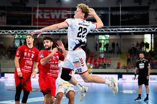 Bietigheim HBL 25 26 SG BBM Bietigheim VfL Luebeck Schwartau Magnus Holpert VfL Luebeck Schwartau Bietigheim Bissingen Egetrans Arena Baden Württemberg Germany