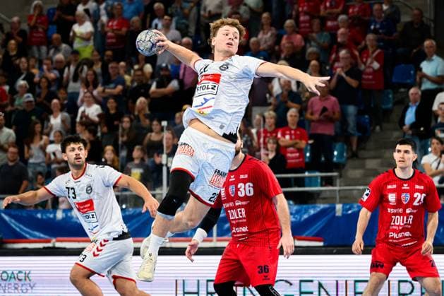 Bietigheim HBL 25 26 SG BBM Bietigheim VfL Luebeck Schwartau Magnus Holpert VfL Luebeck Schwartau Bietigheim Bissingen Egetrans Arena Baden Württemberg Germany