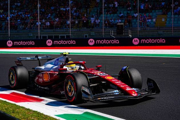 Lewis Hamilton (GBR) - Scuderia Ferrari - Ferrari SF-25 - Ferrariduring the Formula 1 Pirelli Gran Premio d Italia 2025 at Monza Circuit, Lombardy, Italy, from September 6 to 9, 2025. Round 16 of the 2025 FIA Formula One World Championship, WM, Weltmeisterschaft  Copyright: xAlessioxDexMarco IPAxSportx xipa-agency.netx xx IPA_64426185 IPA_Agency_IPA64426185