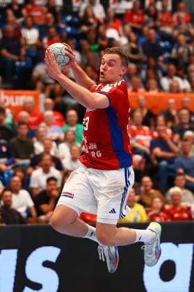 Handball I Men I Season 2025 2026 I Bundesliga I 3 Matchday I HSV Hamburg Rhein Neckar Löwen I 07 09 2025 Moritz Sauter 33, HSV Hamburg Hamburg Alsterdorfer Sporthalle Hamburg Germany Copyright: xLobeca RalfxHomburgx