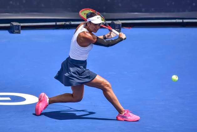 WTA GIUADALAJARA 250 OPEN WTA GUADALAJARA 250 OPEN STAKUSIC VS HESSE 07092025 GUADALAJARA, JALISCO Action photo of Amandine Hesse of France, during the WTA Guadalajara 250 Open, held at the Centro Panamericano de Tenis of Guadalajara, Jalisco, Mexico Action photo of Amandine Hesse of France, during the WTA Guadalajara 250 Open, held at the Centro Panamericano de Tenis of Guadalajara, Jalisco, Mexico PHOTO BY IMAGENSHOP AGENCIA FOTOGRAFICA GUADALAJARA JALISCO MEXICO Copyright: xIMAGENSHOPxAGENCIAxFOTOGRAFICAx