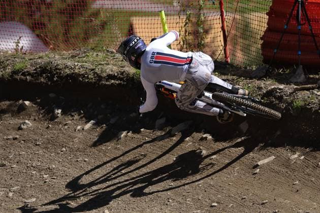 07 09 2025, ChampÃ ry, ChampÃ ry 2025 UCI Mountain Bike World Championships, Ethan Craik GBR during the Men s Downhill Final ChampÃ ry Grand Paradis Valais Switzerland Copyright: xJustPictures.ch FrancescoxMinghettix jp-en-FrMi-MNG_6459