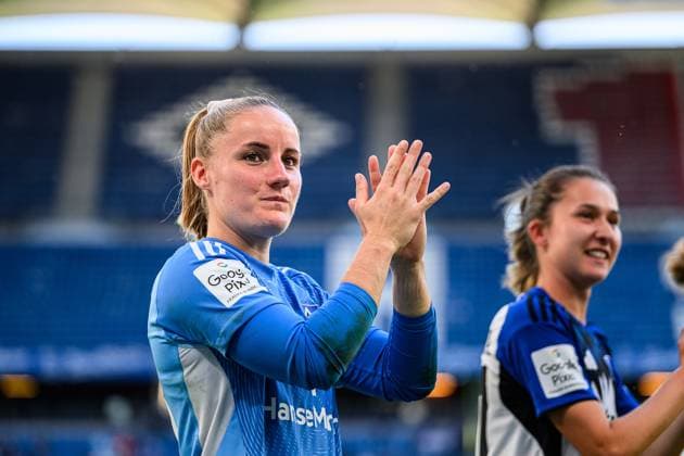 Soccer I Women I Season 2025 2026 I Bundesliga I 1 Matchday I Hamburger SV VfL Wolfsburg I 07 09 2025 Laura Sieger 18, Hamburger SV Hamburg Volksparkstadion Hamburg Germany Copyright: xLobecax xHenningxRohlfsx